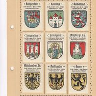 Kaffee Hag Wappen Preußen Sachsen Reg. Bez Erfurt 9 Wappen (2)