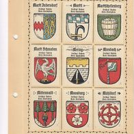 Kaffee Hag Wappen Freistaat Bayern Kreis Oberbayern 9 Wappen inkl. Blatt (5)