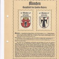 Kaffee Hag Wappen Freistaat Bayern Kreis Oberbayern 2 Wappen inkl. Blatt (10)