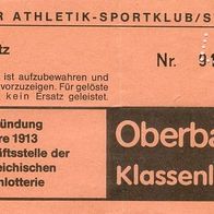 Ticket Eintrittskarte LASK Linz 1990er Fußball Österreich Linzer ASK Football