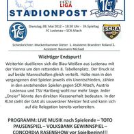 PRG FC Lustenau 07 vs SC Rheindorf Altach 8. 5. 2012 SCR Vorarlberg Österreich