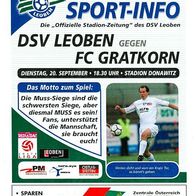PRG DSV Leoben vs FC Gratkorn 20. 9. 2005 WSV Alpine Donawitz Fußball Österreich
