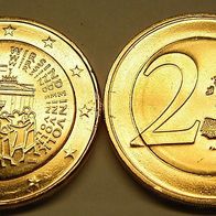 2 € 25 Jahre Deutsche Einheit