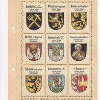 Kaffee Hag Wappen Freistaat Sachsen Kreis Zwickau 9 Wappen inkl. Blatt (1)