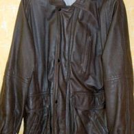 Herrenlederjacke braun