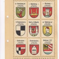 Kaffee Hag Wappen Freistaat Bayern Kreis Mittelfranken 9 Wappen inkl. Blatt (4)