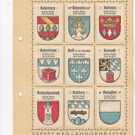 Kaffee Hag Wappen Freistaat Bayern Kreis Oberpfalz 9 Wappen inkl. Blatt (4)