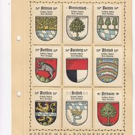 Kaffee Hag Wappen Freistaat Bayern Kreis Oberpfalz 9 Wappen inkl. Blatt (7)
