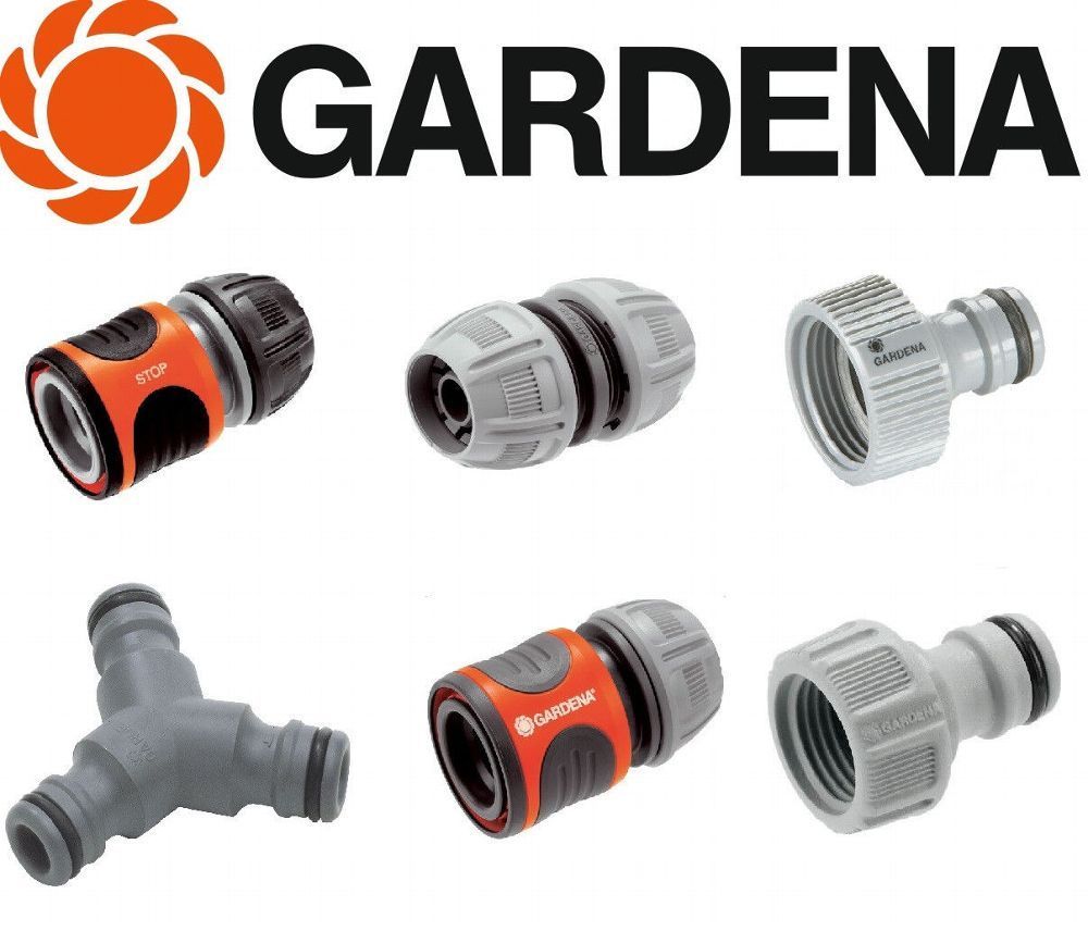Gardena Fittings Schlauchstücke Anschlüsse Kupplung Wasserstop kaufen