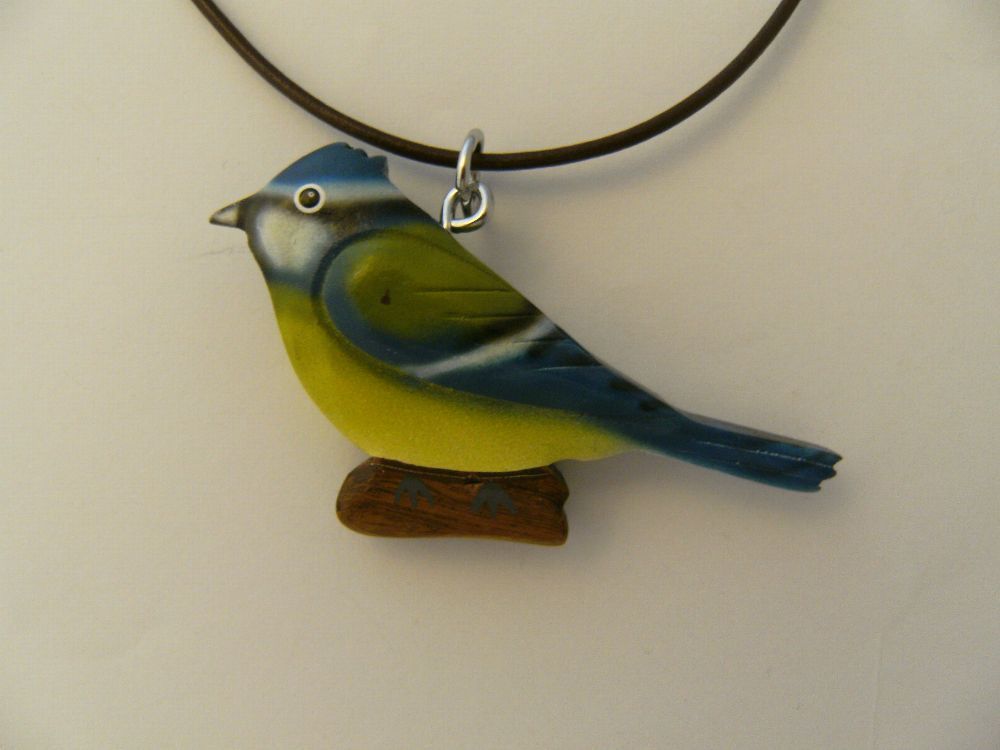 Holz-Anhänger-Kette Mit Adler-Design – 44 Cm, Aus Kunstleder, Für Kinder Ab 3 Jahren