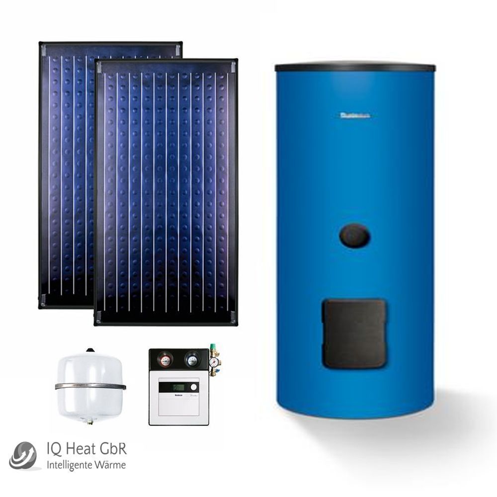 Buderus Solaranlage Logaplus Paket S2 blau 2 x SKN4.0 SM300 SC20