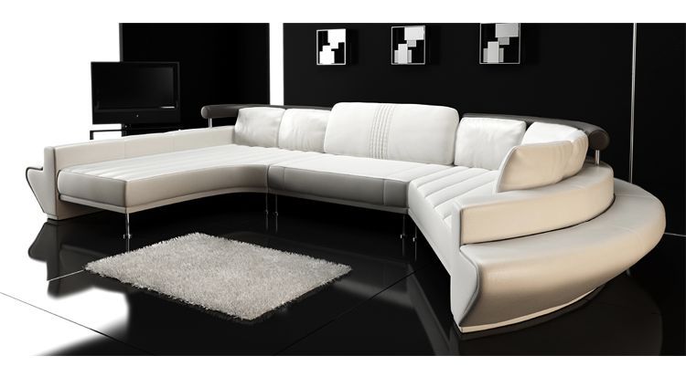 ledersofa wohnlandschaft