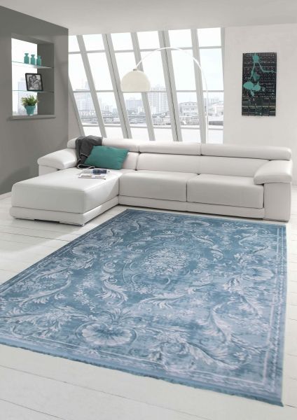 Designer Teppich Moderner Teppich Wollteppich Meliert Wohnzimmerteppich