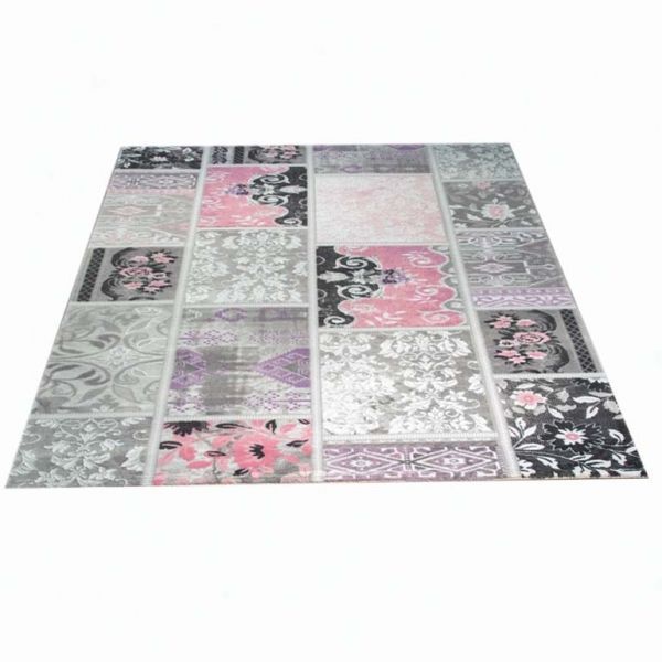 Designer Teppich Moderner Teppich Wollteppich Patchwork