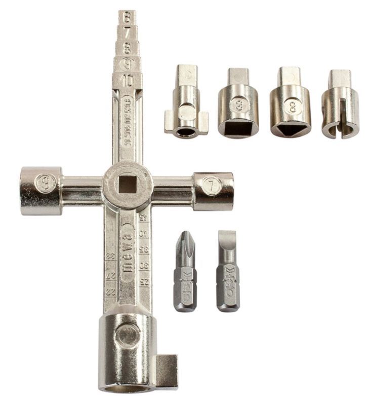 Multifunktionsschlüssel MFS Bauschlüssel Feuerwehr Türöffnung