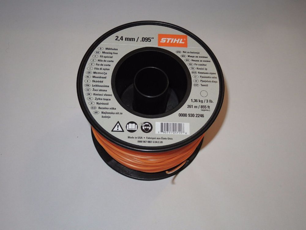 LIGNE DE TONDEUSE Robuste Pour Tondeuses électriques Et à Essence 2 4 Mm X 15 EUR 10,00