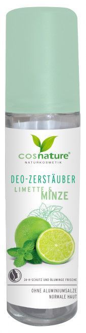 Cosnature Deo-Zerstäuber Limette Und Minze 75 Ml