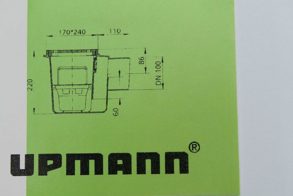 Kellerablauf 15 x 22 mm DN 100 Geruchsverschluss - Schlammeimer