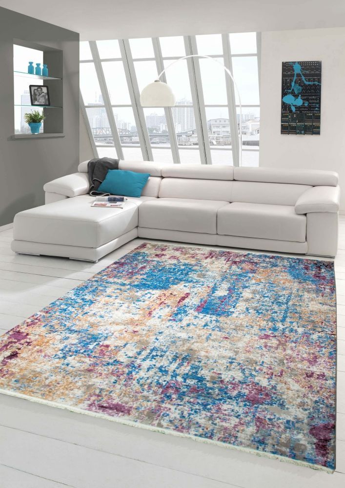 Designer und Moderner Teppich Vintage-Design Multi kaufen bei Hood.de