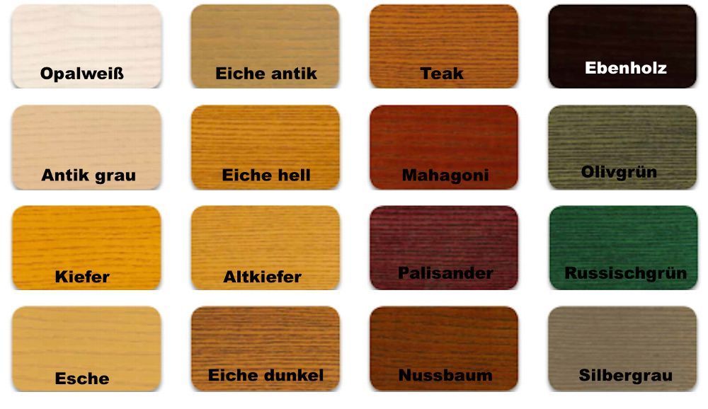 Contura Holzbeize Wasserbasiert – Bunte Farben, Matt, Für Innen, Ideal Zum Gestalten Von Spielzeug & Möbeln