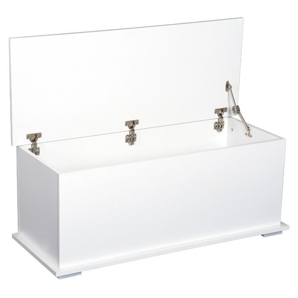 Homcom® Truhe Aufbewahrungsbox Holzkiste mit klappbarem Deckel