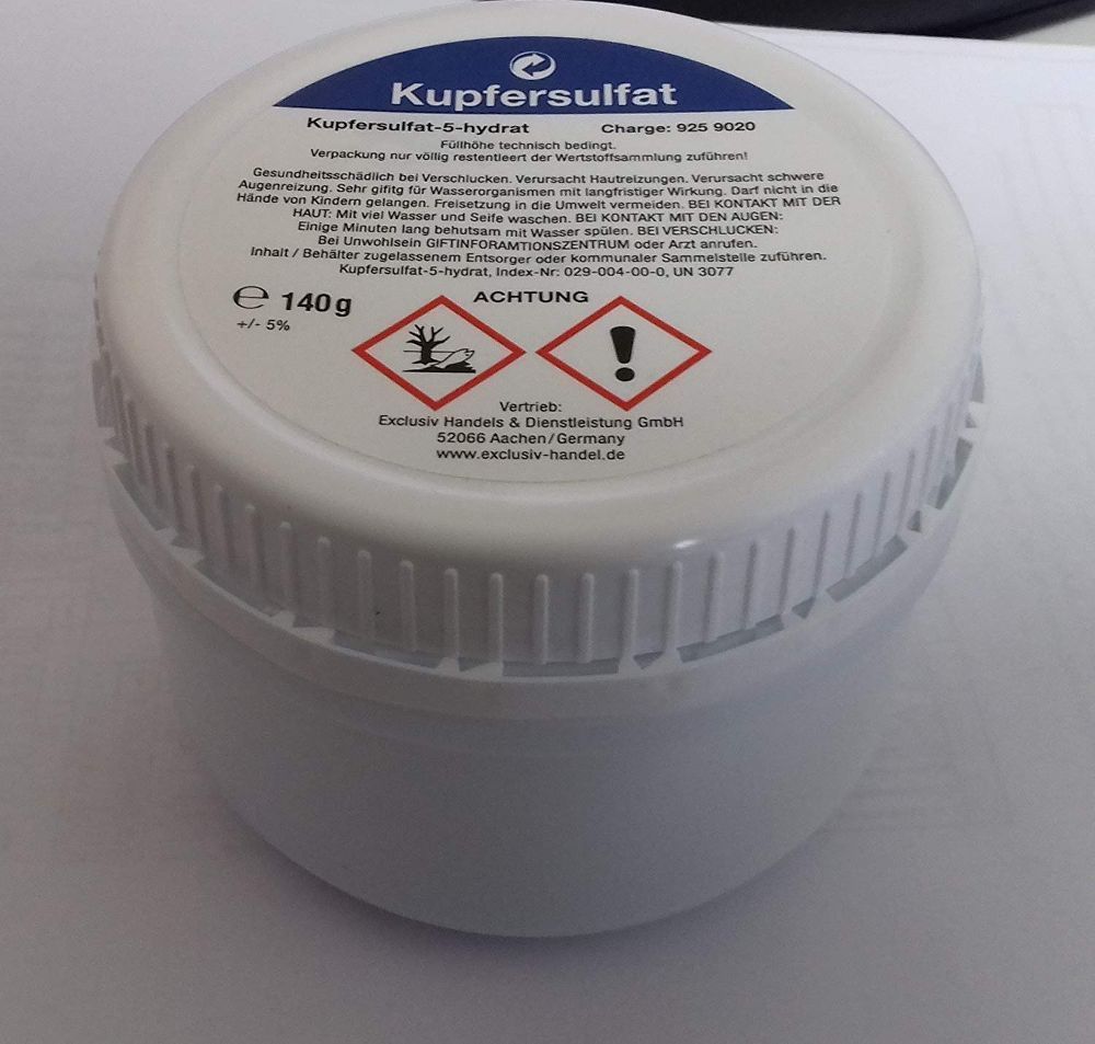 Kupfersulfat 140 gr kaufen bei Hood.de