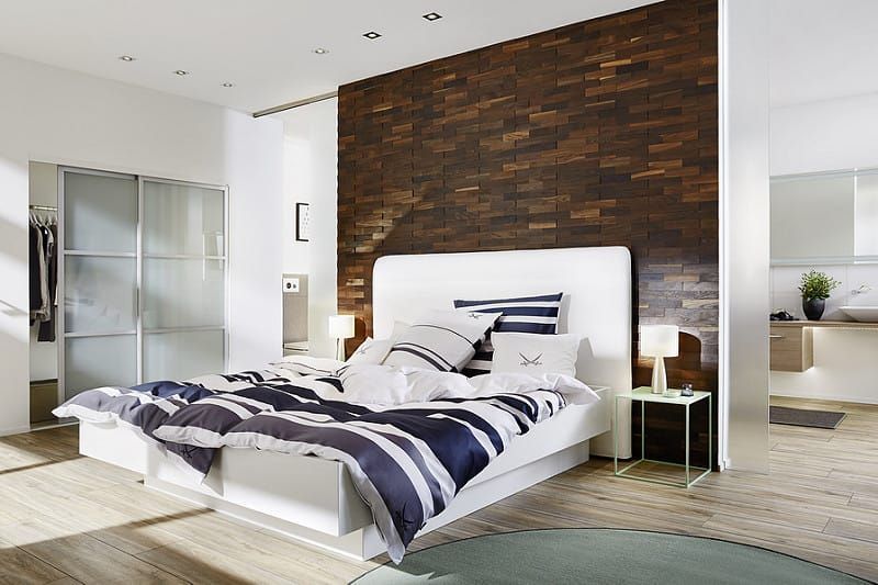 3D Wandverkleidung Holz Eiche Tabak 1m² Wandpaneele Holzverkleidung