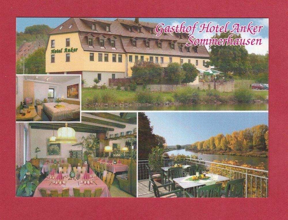 Orig. Ak Sommerhausen Gasthof Hotel Anker kaufen bei Hood.de