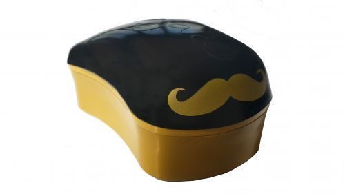 Dessata BARBER BRUSH black/ gold + Poster