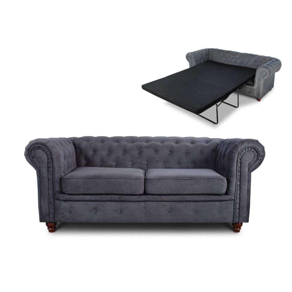 Sofnet Schlafsofa Chesterfield Asti Bis 2-Sitzer, Sofa Mit Schlaffunktion, Couch 2-Er