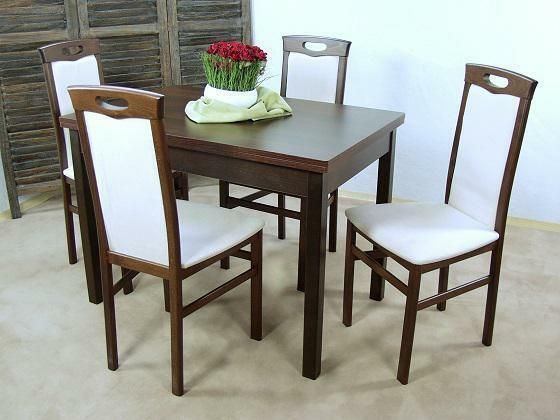 Esszimmertisch Ausziehbar Esstisch Küchentisch Tisch Nussbaum-dunkel