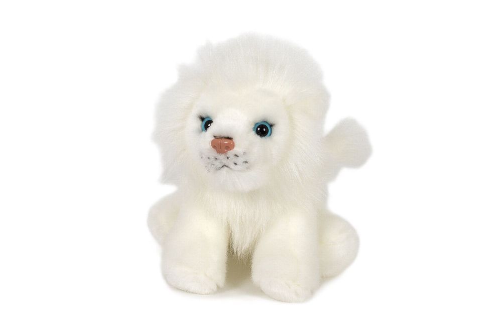 Trigon Plüschtier Löwe Weiß 13 Cm – Kuscheltier Aus Softplüsch, Wildtier Für Kinder Ab 3
