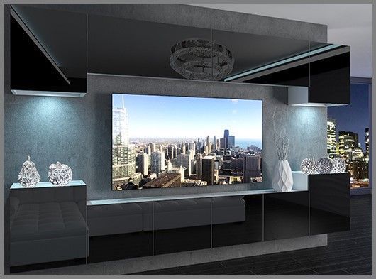 Wohnwand Im 4 , Farbe wählbar kaufen bei Hood.de