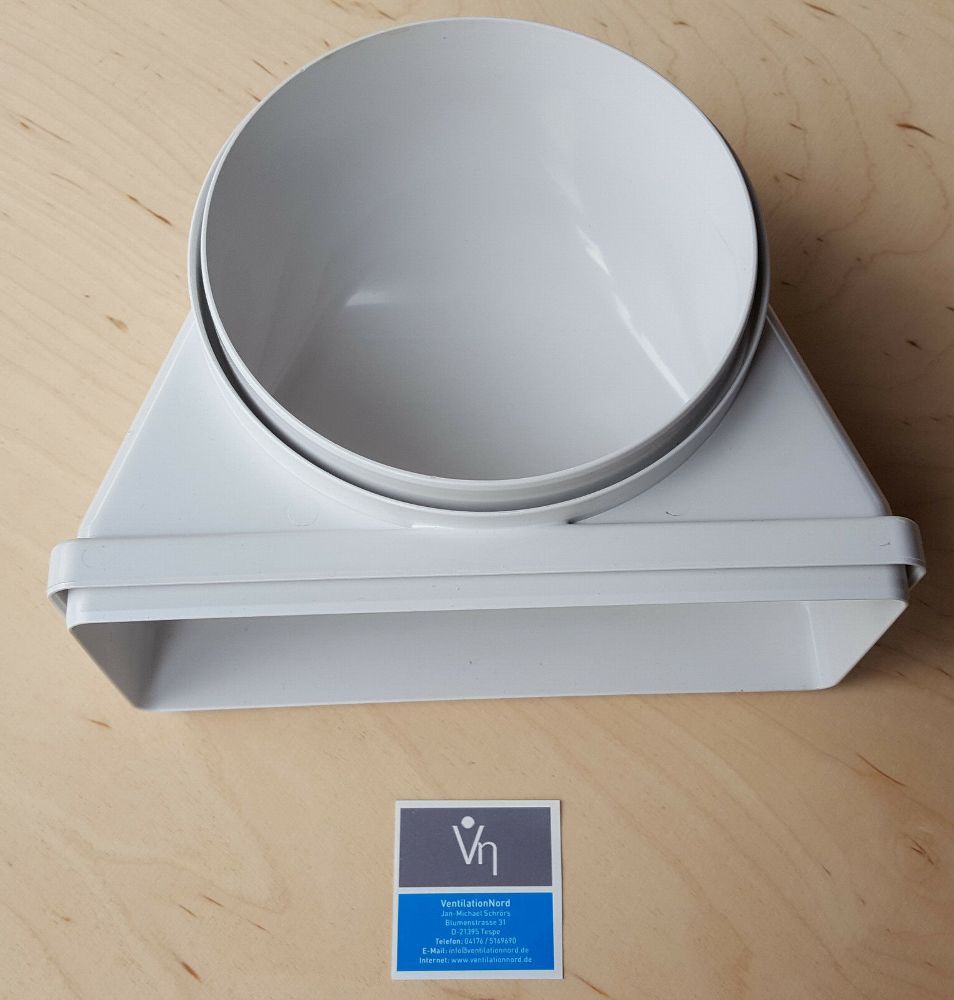 OPTIMAIRO Rückstauklappe N04142 - Edelstahl Flachkanal 224x97mm