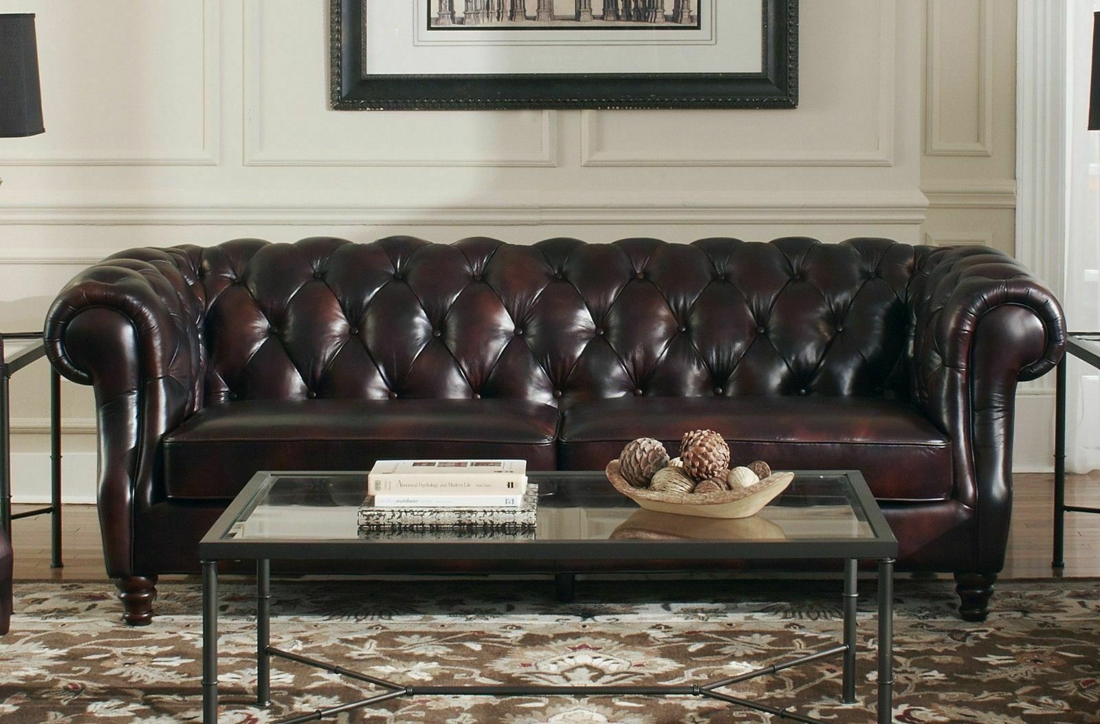 Chesterfield Big XXL Sofa Blackpool Couch Kunstleder Textil Polster