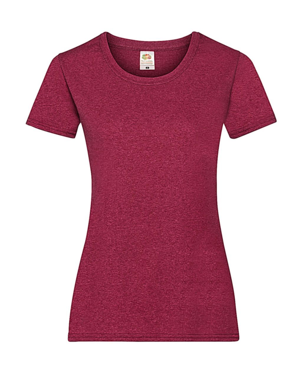 Fruit Of The Loom Damen T-Shirt – Basic Baumwollshirt In Gelb, Größe M