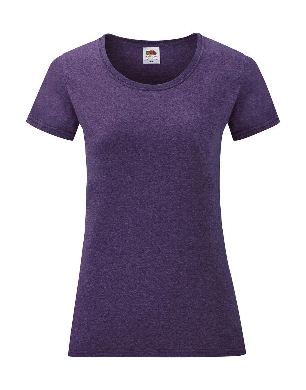 Fruit Of The Loom Damen T-Shirt – Basic Baumwollshirt In Gelb, Größe M