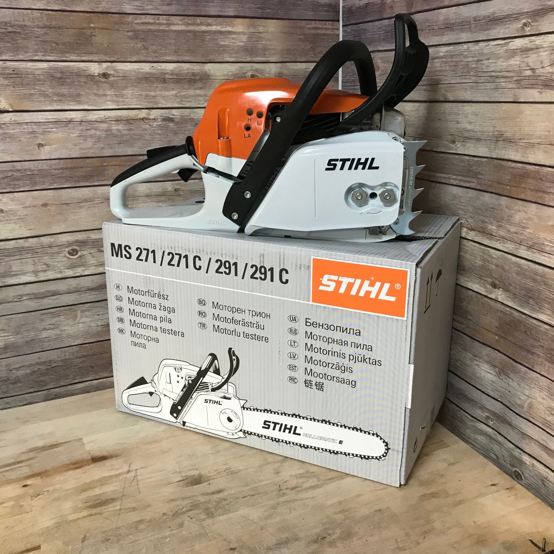 NEU STIHL MS 291 Kettensäge Motorsäge mit 45 cm 1x Schwert 3x Ketten ...