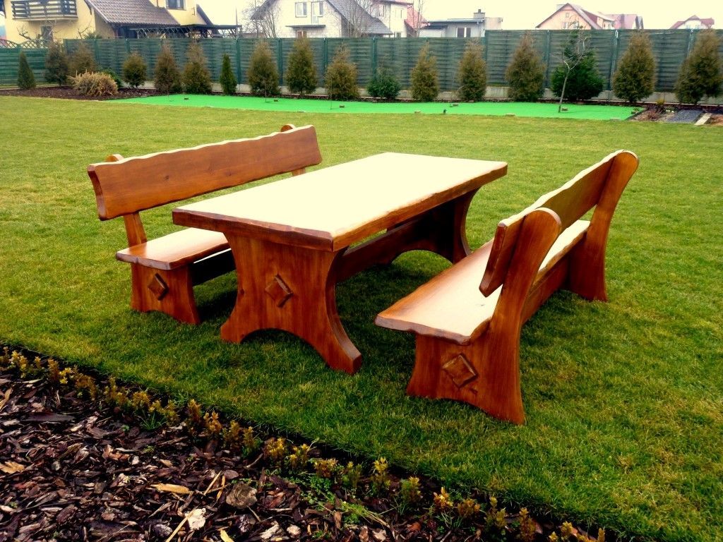 Holz Gartenmöbelsets, Gartenmöbel, Terrassenset, BOR, Farbe wählbar
