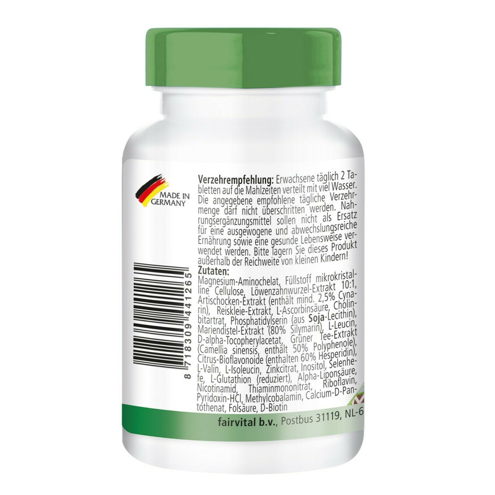 Lebervitamine 60 Tabletten, Multi-Präparat Zink Selen Magnesium ...