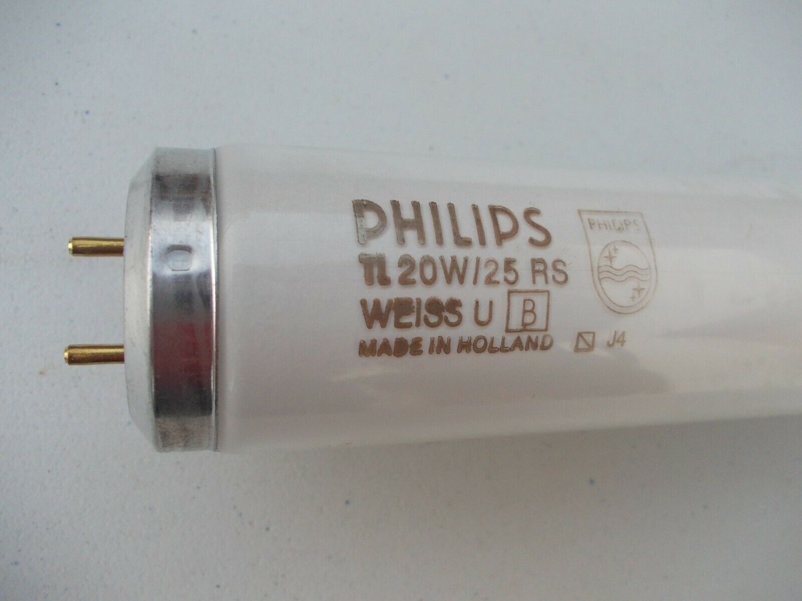 Philips TL 20w/25 RS Weiss U B Made In Holland J4 TL20w/25RS T L 20 W ...