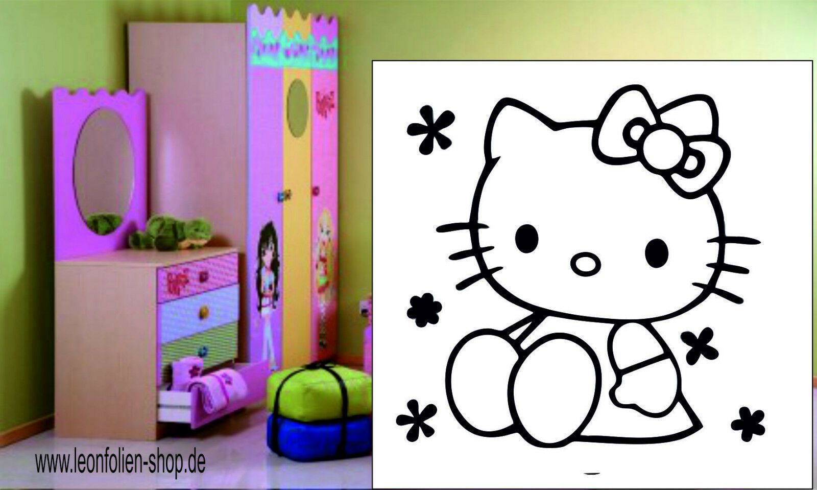 Aufkleber Wandtattoo - Kinderzimmer- Schlafzimmer -Wohnung Zimmer