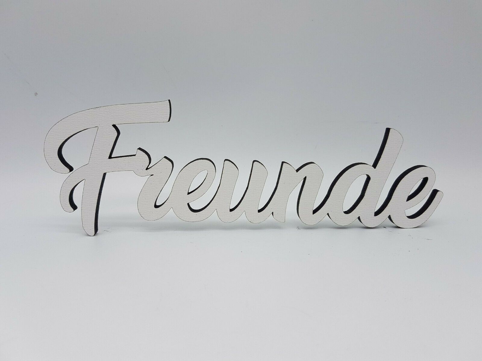 Schriftzug Freunde Holz Freundschaft Geschenk Friends Beste Freunde