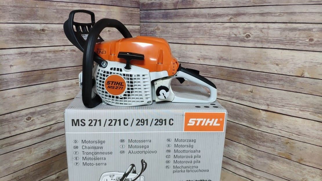 NEU STIHL MS 271 Kettensäge Motorsäge mit 37 cm 1x Schwert 1x Kette wow