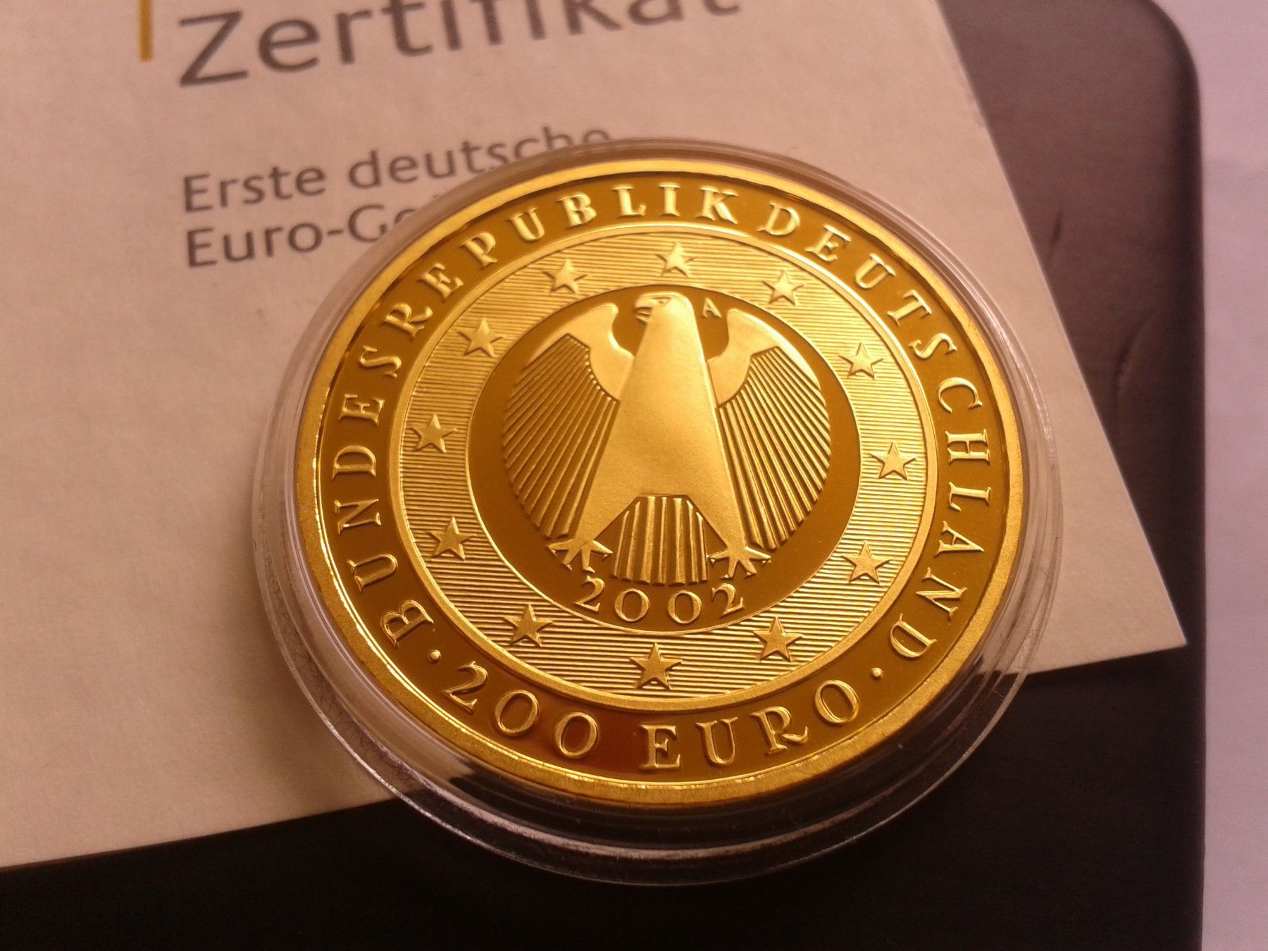 200 Euro 2002 A Deutschland BRD Einführung Des Euro Währungsunion 1 ...