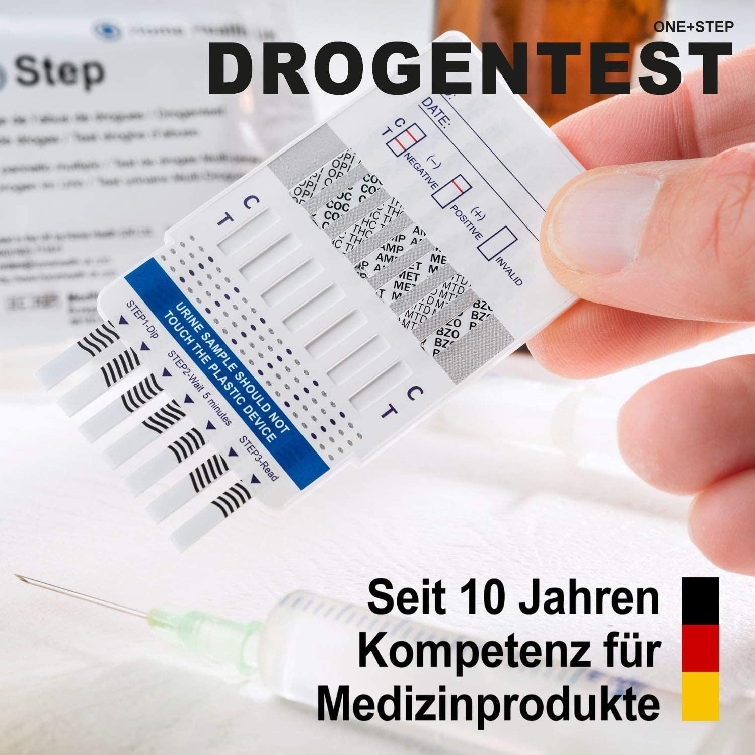 One + Step® Drogentest Multi7 Bestimmung von 7 Drogenarten mit einem Test kaufen bei Hood.de