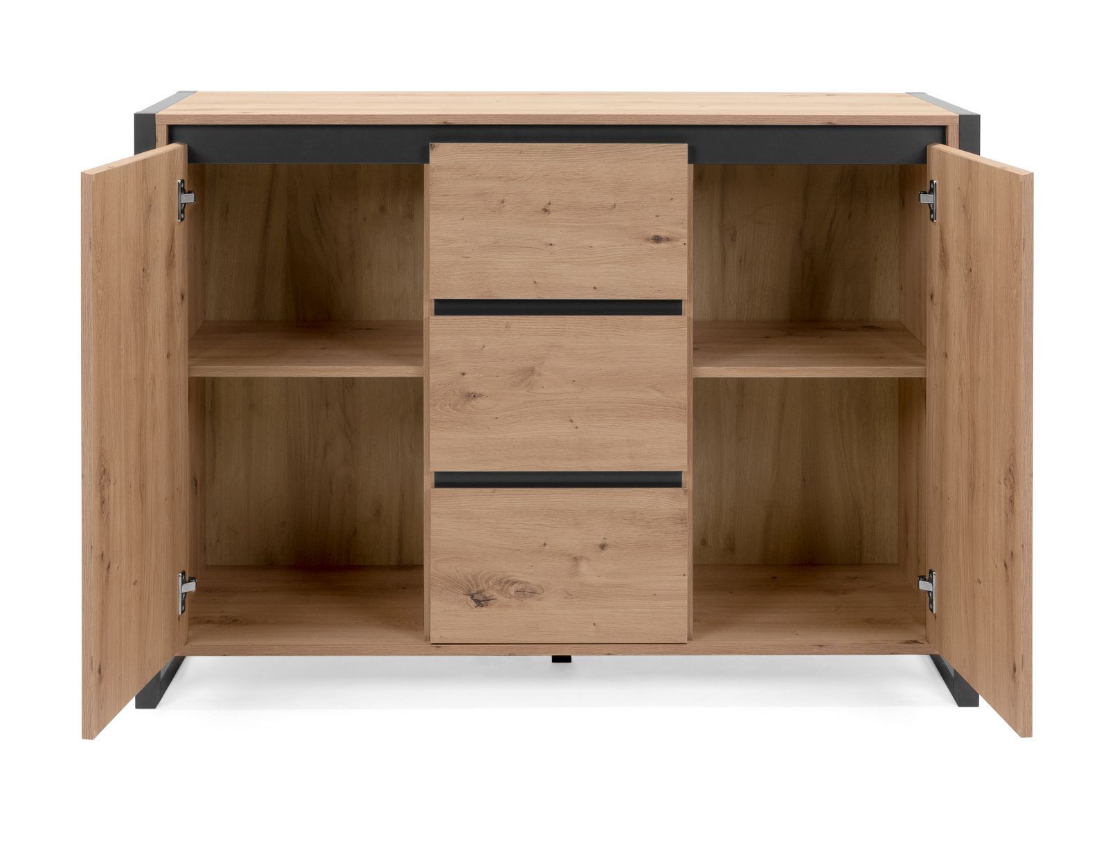 Kommode Denver Sideboard Artisan Eiche Industrial Look Design Anrichte