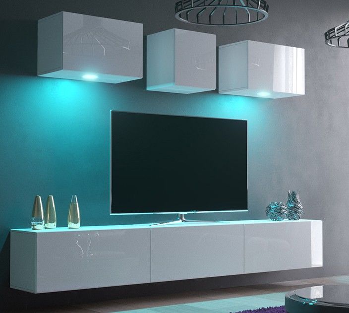 Idys N30 Möbel für Wohnzimmer Wohnwand Mediawand Schrankwand