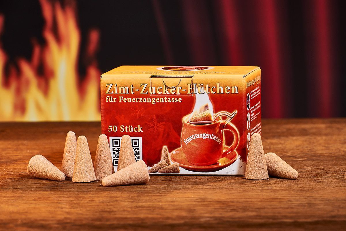 Feuerzangentasse Zimt-Zucker-Hütchen (Original für Feuerzangenbowle ...