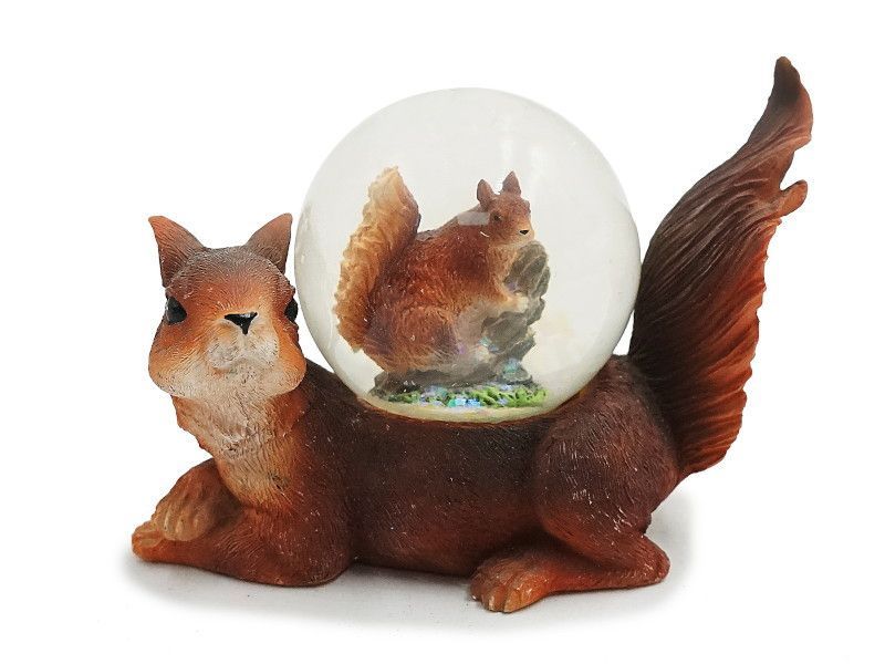 Weißkopfseeadler Schneekugel - Glitzerkugel Dekoration Ca. 7cm Tier Figur